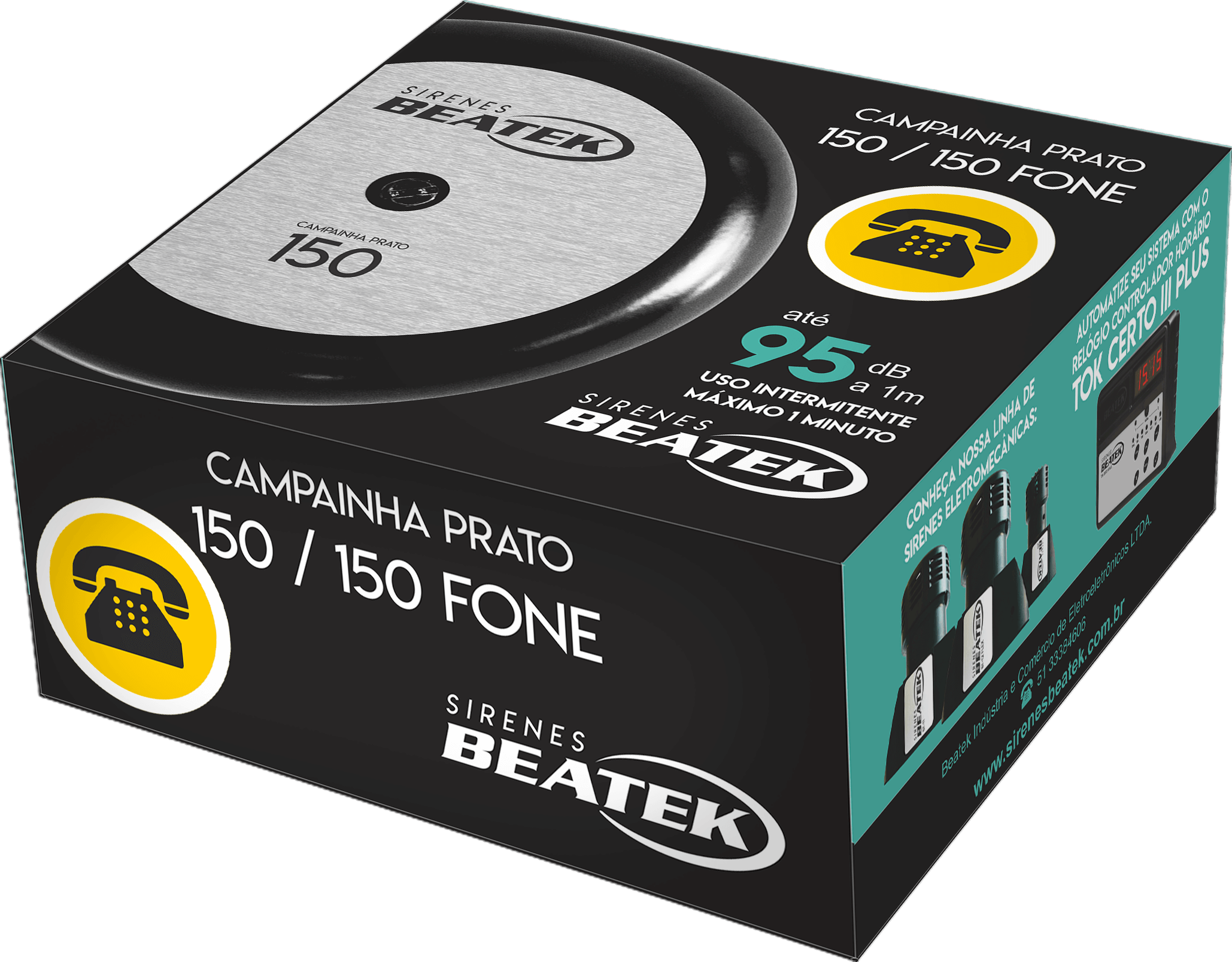 CAMPAINHA DE PRATO BEATEK 150 FONE